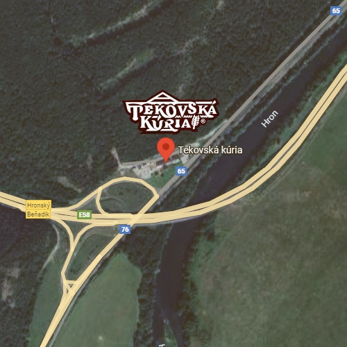 Mapa k Tekovskej kúrii